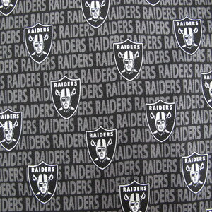 60" NFL Raiders Mini Print Black 14498