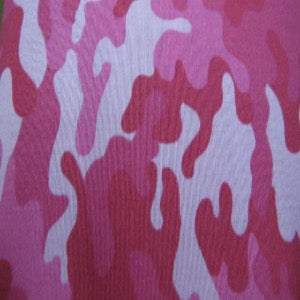 45” Kickin Camo 100% Cotton Hot Pink