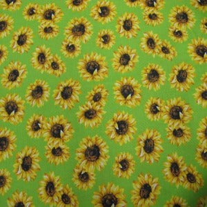 45" Sunflower 100% Cotton Lime