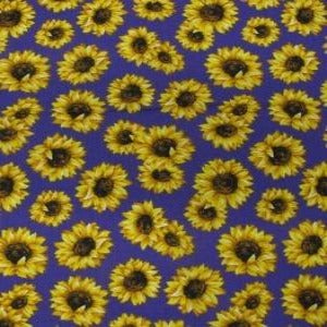 45" Sunflower 100% Cotton Purple