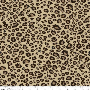 45” Wide 100% Cotton Animal Kingdom Leopard Print