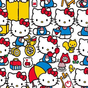 Hello Kitty at Play Rorry Books Telephones Bicycles Painting Toys Kids ...