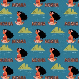 45" Wide Moana Collection (II) 85290202-01 Blue - Daughter of The Sea