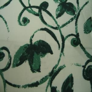 54" Outdoor Water Resistant/U.V Treated 100% Acrylic Floral Green