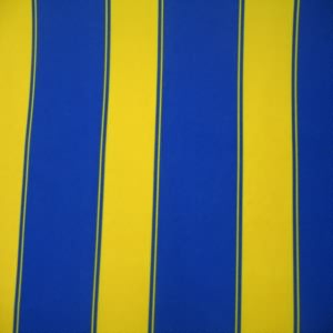 56" Outdoor UV and Waterproof Stripe Royal and Bright Gold #67