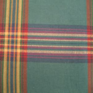 54" Plaid Large Blue, Red and Gold with Scotsgreen Background