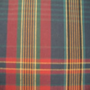 54" Plaid Navy, Red, Green and Tan