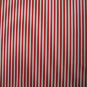 62" Poly Stripe Red and White