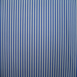 60" Poly Stripe Blue and White