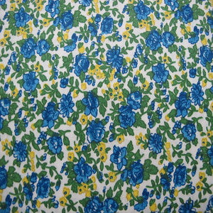 45" Quilters Calicos #176 Blue/Yellow