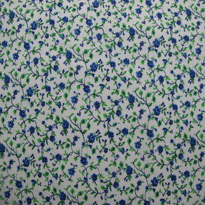 45" Quilters Calicos #185 Royal/Green