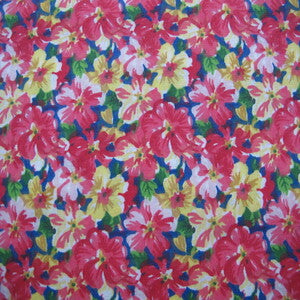 45" Quilter Calicos 100% Cotton Pink and Yellow #291