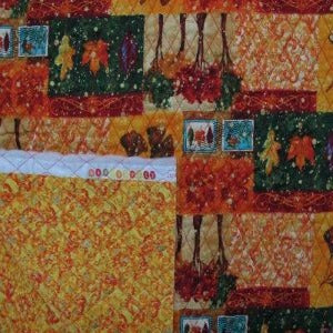 44" Wide Paintbrush Studio Changing Seasons Double Face Pre-Quilted
