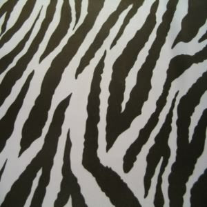 60" Satin 100% Polyester Zebra Brown and Pink