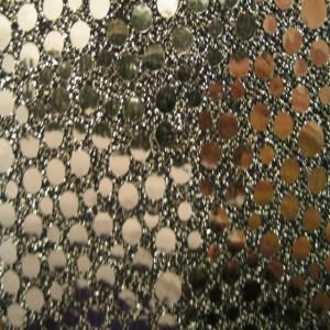 45" Sequin Stretch Cutable Gold