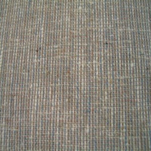 60" Suiting Silk Blend Blue, Ivory, and Brown Mingled