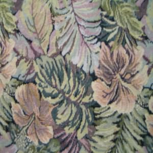 54" Tapestry Floral and Leaf Pale Green and Peach