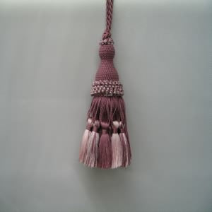Tassel 5" Pink, White and Berry