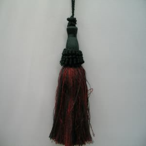 Tassel 6" Green and Red