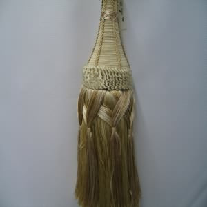 Tieback 22" with 10" Tassel Alzapanos Zeus Ivory and Natural #7087