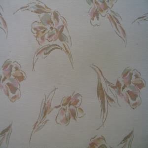 54" Upholstery Tapestry Floral Peach Scattered with Light Background