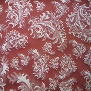 54" Upholstery Tapestry Brocade Cinnamon and Cream