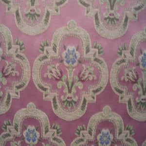 54" Upholstery Tapestry Floral Design Dusty Rose