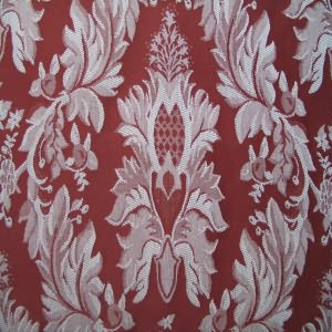 54" Brocade White with Cinnamon Background (RR)