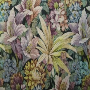 54" Upholstery Tapestry Tropical Large Yellow and Green Leaf