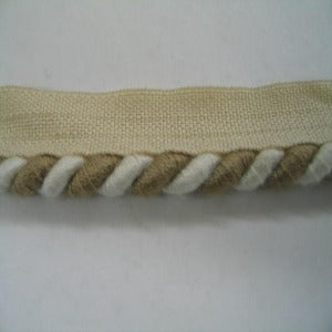 Lip Cord Camel and Ivory #871