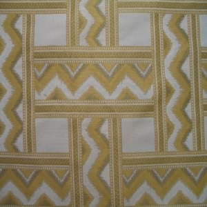 54" Zigzag Gold and Ivory