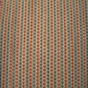 54" Chenille Stripe Rust, Orange, Green and Tan (RR)