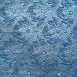 54" Upholstery Floral Brocade Light Blue
