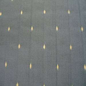 54" Upholstery Navy with Pastel Color Stitches