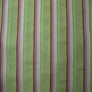 57" Stripe Apple Green, Mauve, and Burgundy