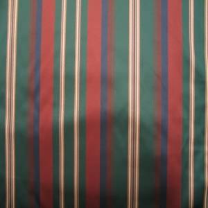 54" Stripe Burgundy, Navy and Green