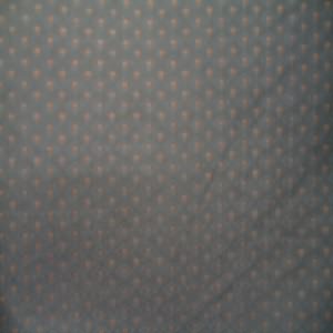 54" Dots Rust with Navy Background