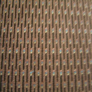 54" Upholstery Velvet Broken Lines Light Brown and Chocolate Brown