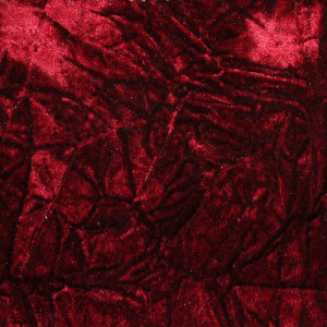 58" Upholstery Crushed Velvet (Dark Red)