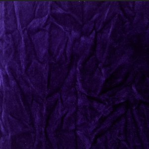 58" Upholstery Crushed Velvet (Dark Purple)