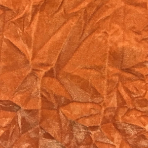 58" Upholstery Crushed Velvet (Orange)