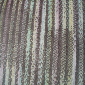 54" Upholstery Velvet Stripe Plum, Pink, Cream, and Green