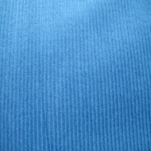 60" Velour Poly Ribbed Solid Med. Blue
