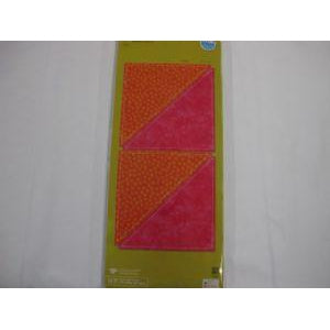 Accuquilt GO Fabric Cutting Die Half Square Triangle 8" Finished Square #55400