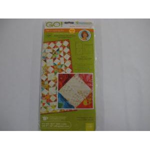 Accuquilt GO Fabric Cutting Die Quarter Square Triangle 4" Finished Square By Alex Anderson #55047