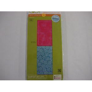 Accuquilt GO Fabric Cutting Die Rectangle 2 3/4" X 5" (2 1/4" X 4 1/2" Finished) #55107
