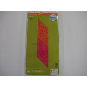 Accuquilt GO Fabric Cutting Die Parallelogram 45 degree 2 15/16" X 3 7/8" Sides (2 1/4" X 3 3/16" Finished) #55148