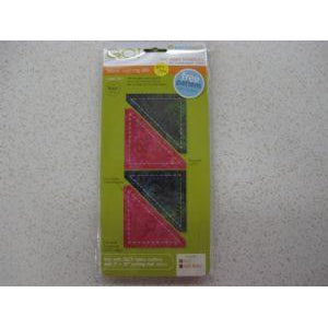 Accuquilt GO Fabric Cutting Die Half Square Triangle(2 1/2" Finished Square) #55257