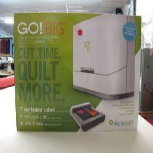Accuquilt GO BIG Electric Fabric Cutter-Included in package: Fabric Cutter, Fabric Cutting Die, Cutting Mat, Free Pattern, Users Manual and Die Pick #55500