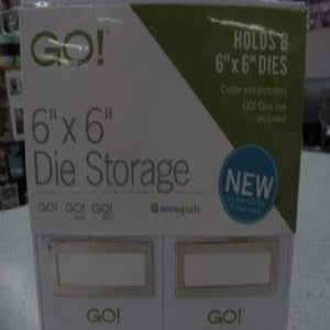 Accuquilt GO Die Storage Box Holds 8 6" X 6" #55850